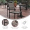 Flash Furniture Gray/Gray Armless Faux Teak Patio Dining Chair SB-CA108-GRY-GG - alternate 10